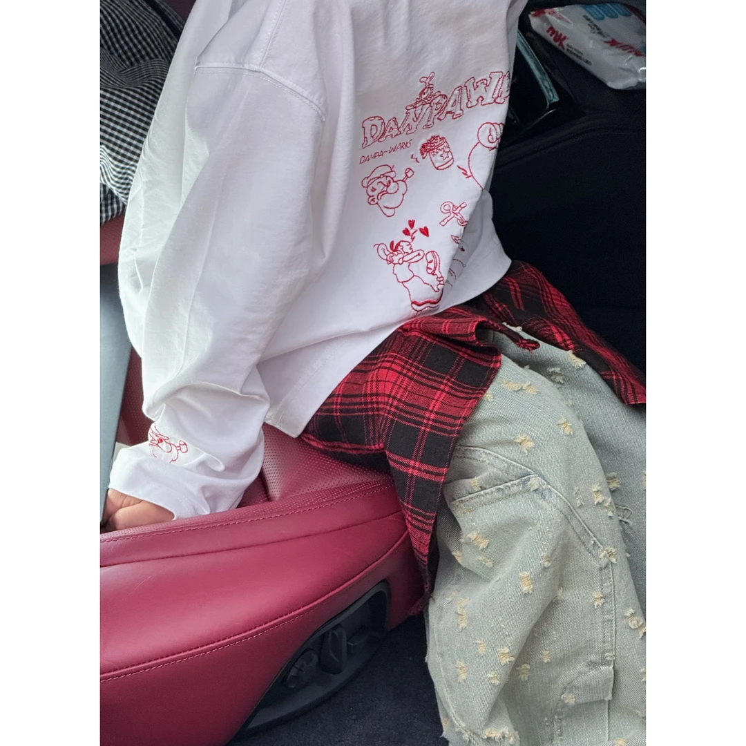 米饭童装【水手T】儿童春秋男童针织韩版宽松长袖T恤 RICE MIFANG