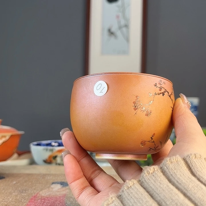 摆件景德镇陶瓷茶杯多