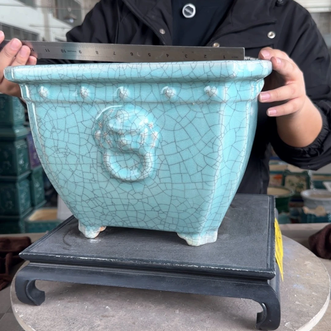 陶。一风堂石湾花盆 微瑕