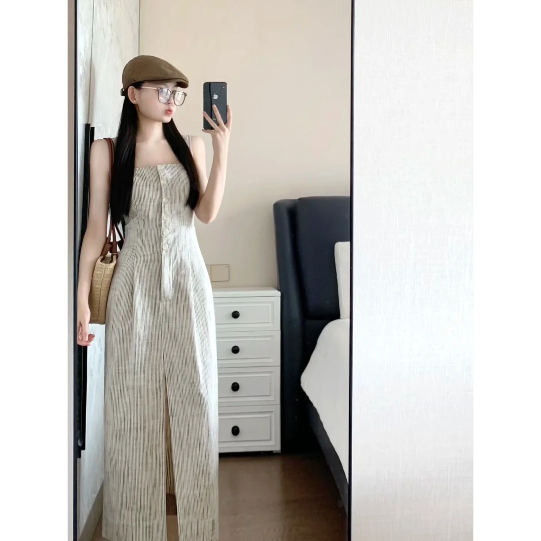 巨美，巨好看!高级感吊带连衣裙子女夏季2025新款冷淡系小众不撞款