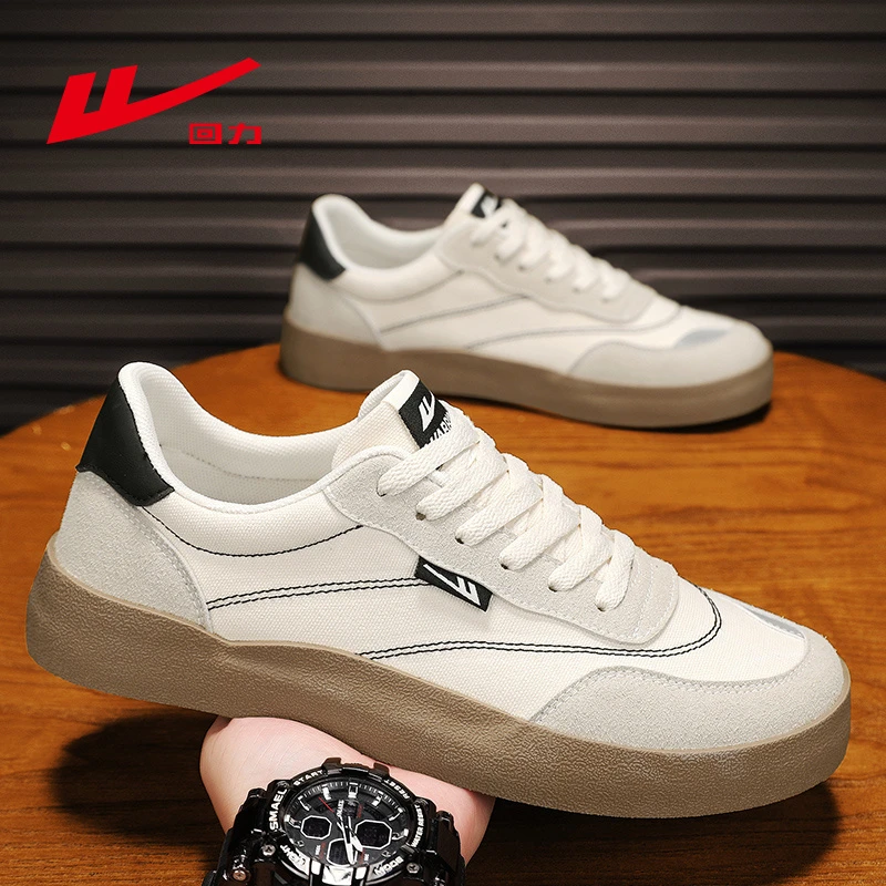 回力板鞋2025春季新款经典高颜值潮流德训鞋运动时尚休闲风帆布鞋