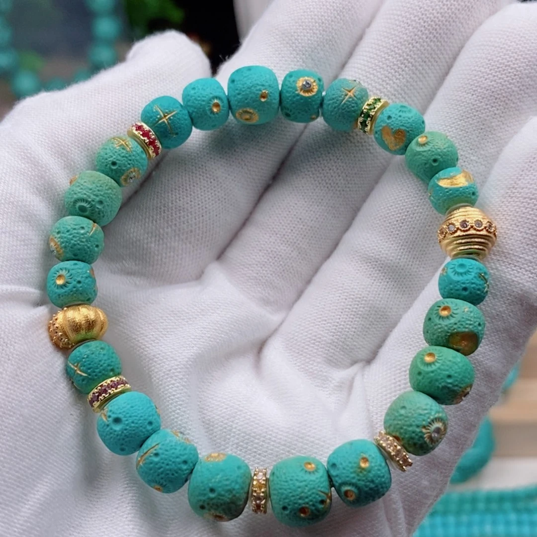 绿松石未镶嵌新款