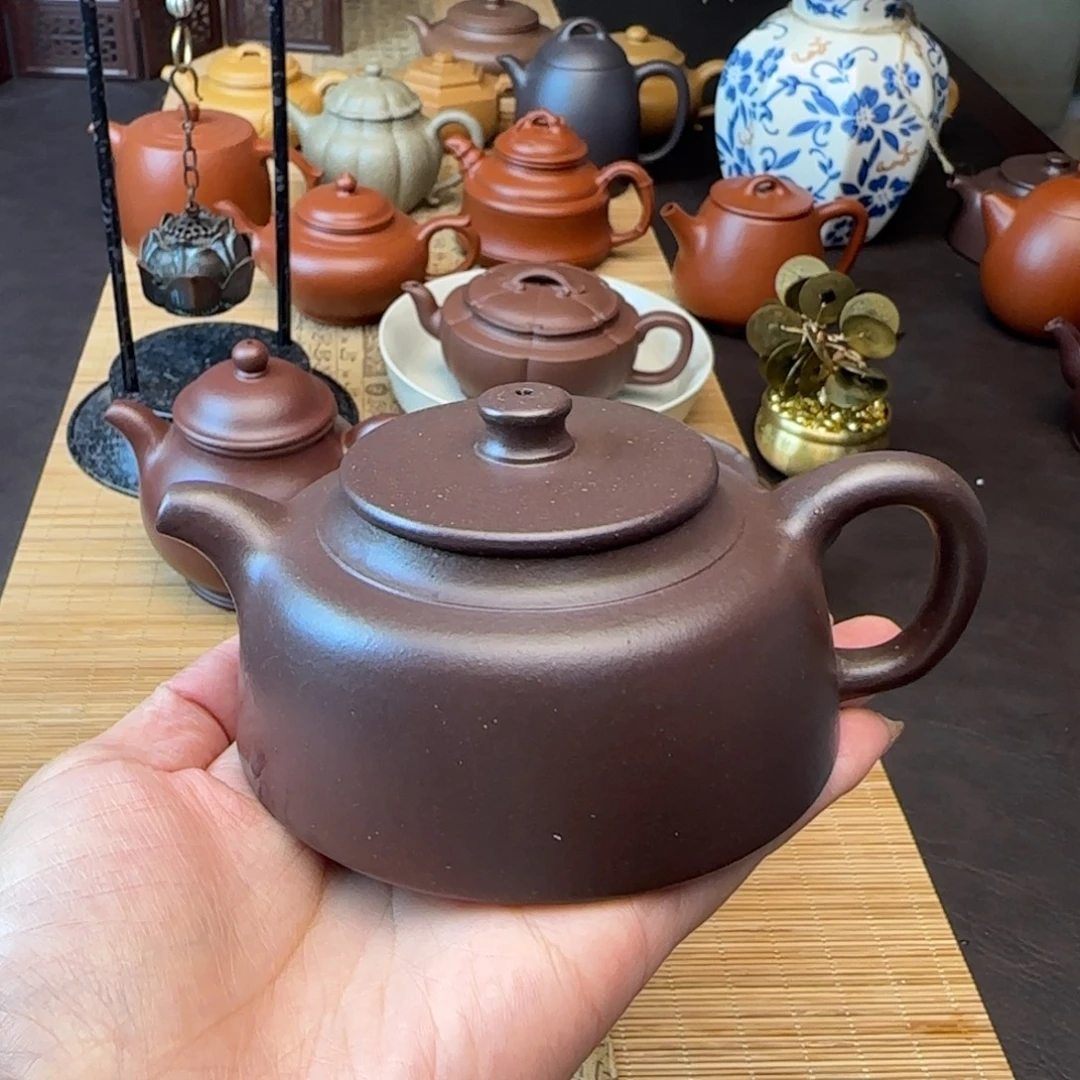 茶壶紫砂天青矮德中160cc