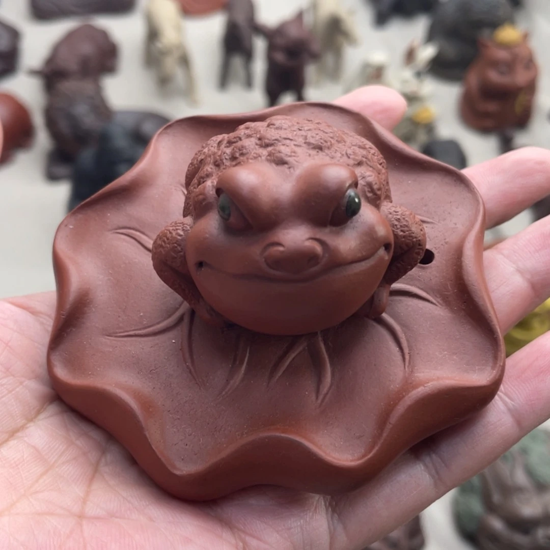 【闪购商品】紫砂茶宠紫砂金蟾