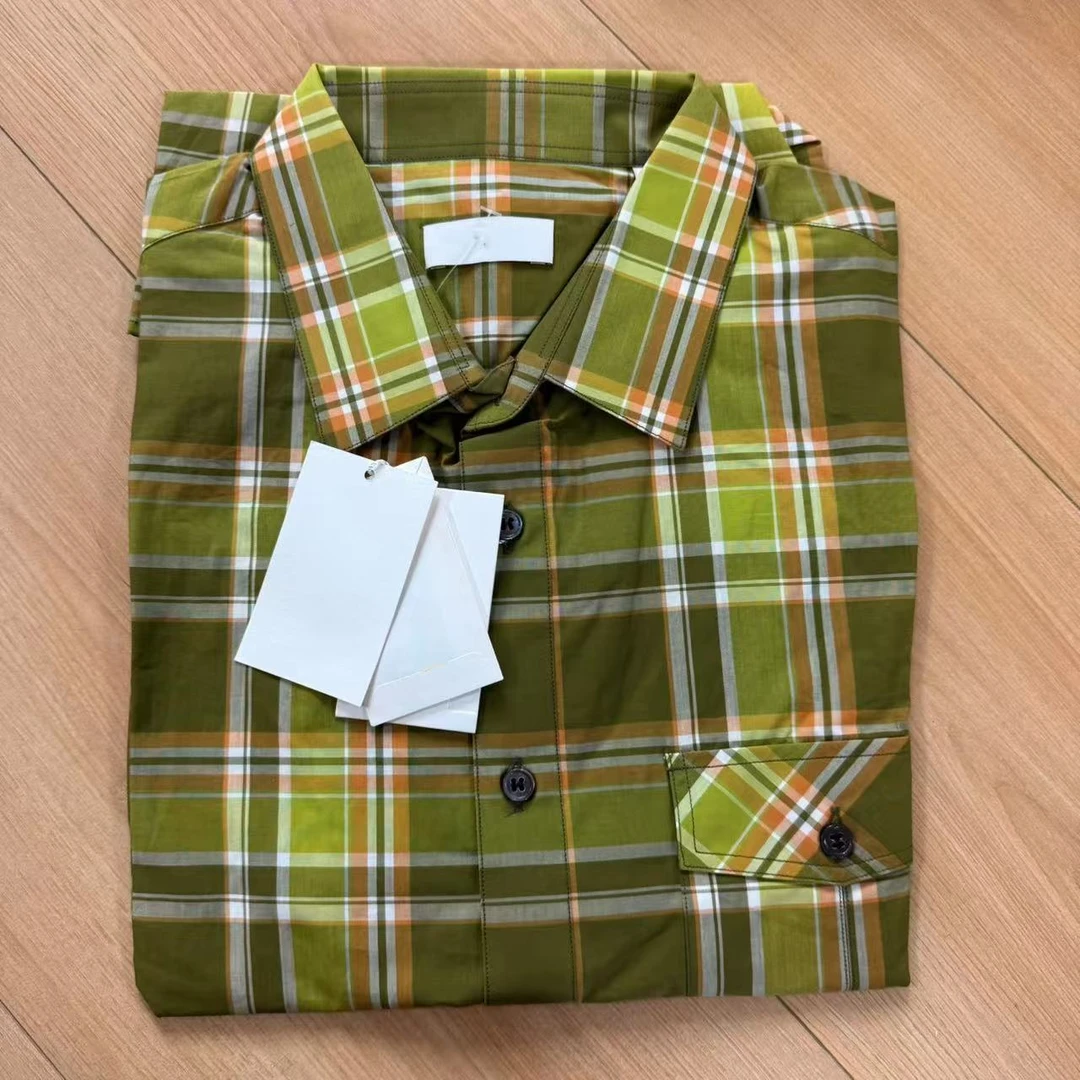 Sweet DD-JADS系列绿格子短袖衬衫（61108）