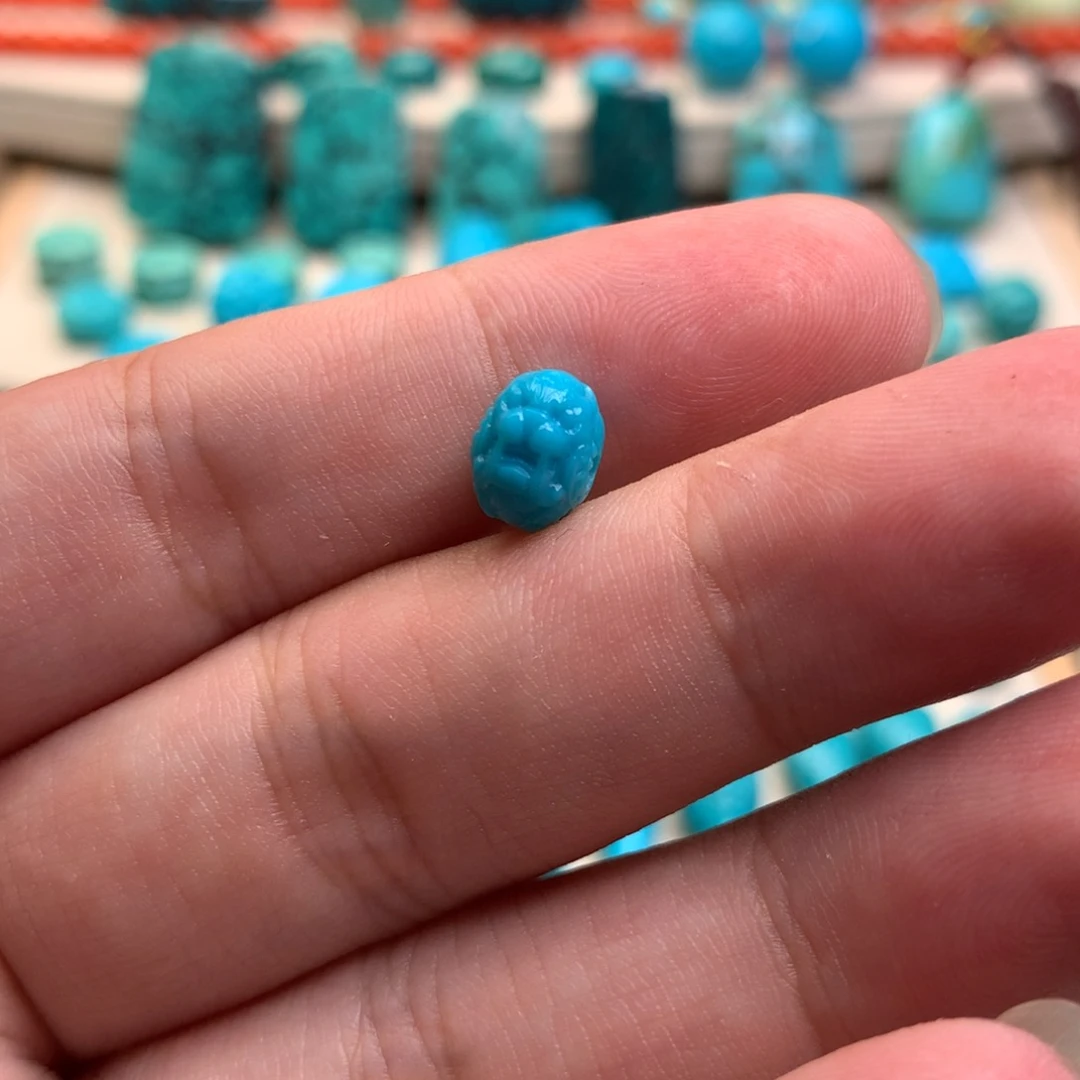 未镶嵌绿松石珠宝奇石