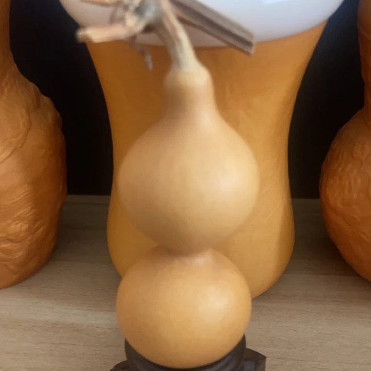 天然小葫芦手把件可盘玩带龙头文玩福禄葫芦 随机发货
