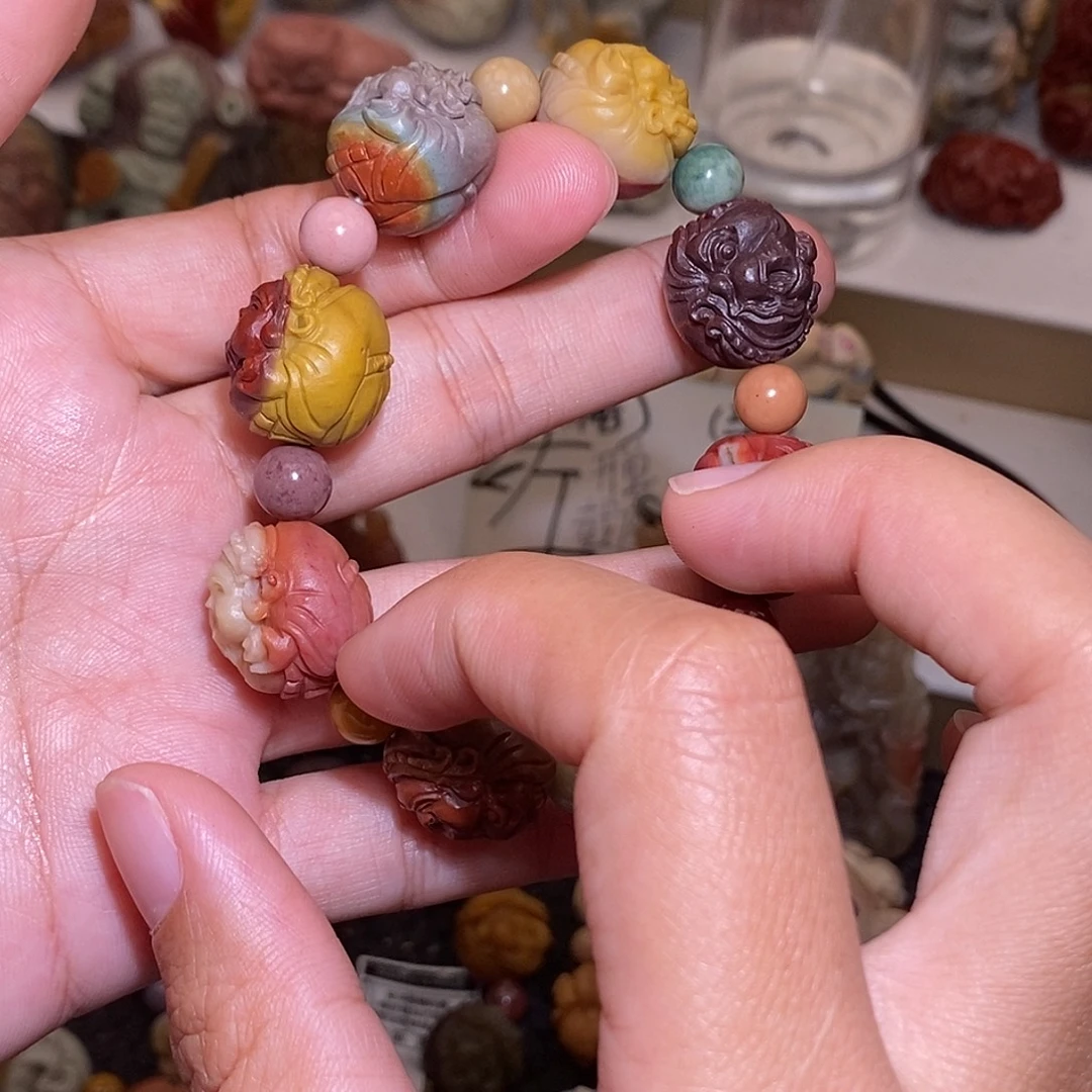 石英质玉（阿拉善玉）未镶嵌手链