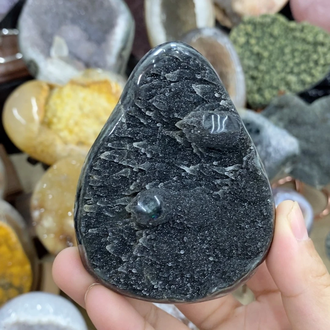 紫晶珠宝半成品未镶嵌