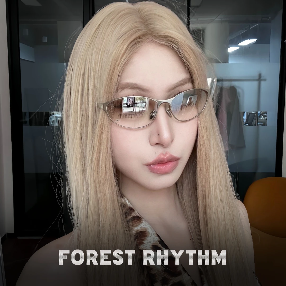 美式复古猫眼墨镜女Y2K辣妹防紫外线近视太阳眼镜男潮方圆脸显瘦