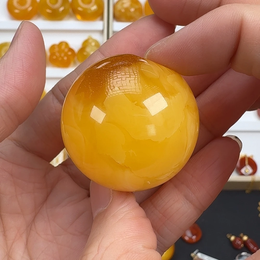 馨***贝蜜蜡未镶嵌颈饰蜜蜡