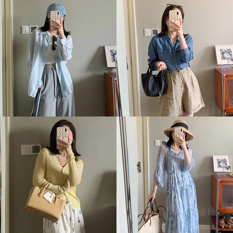 花总吖  夏装惊喜浮力盒内含衬衫上衣或裤子两件套装R423AA11214