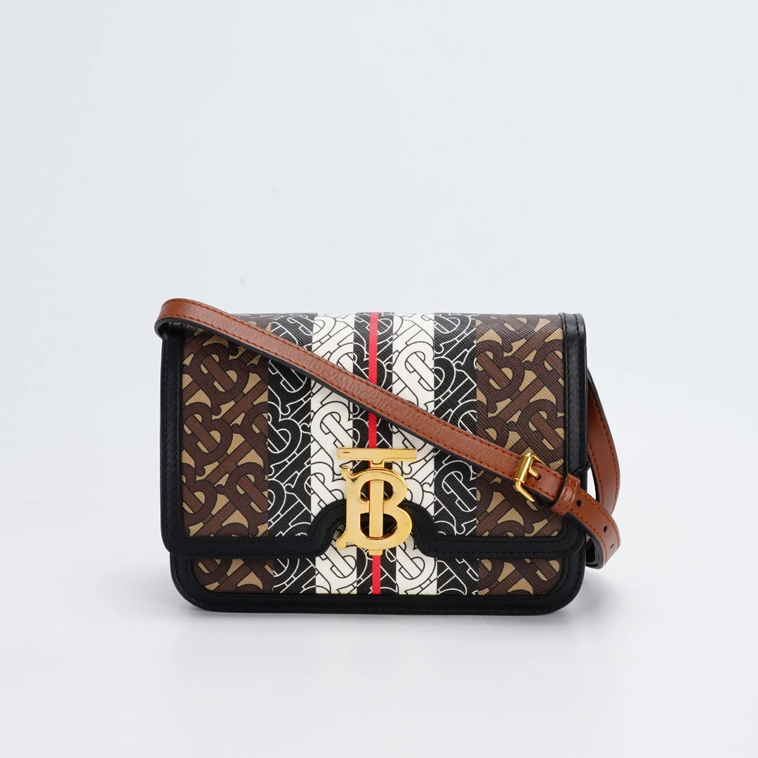 95新 BURBERRY/博柏利 【白菜】TB 豆腐包小号 斜挎包/