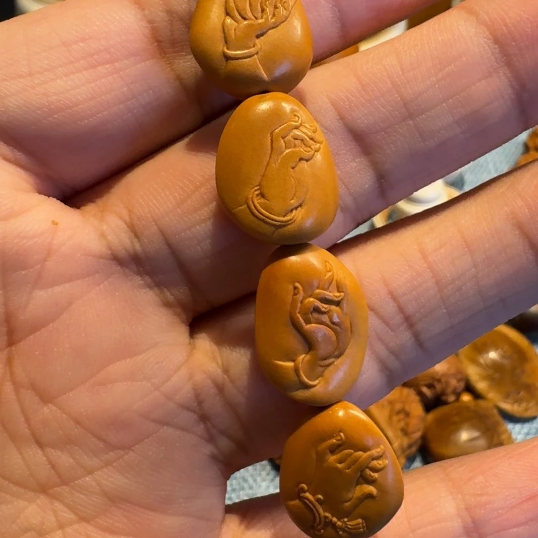 手串/手链橄榄核核雕单籽