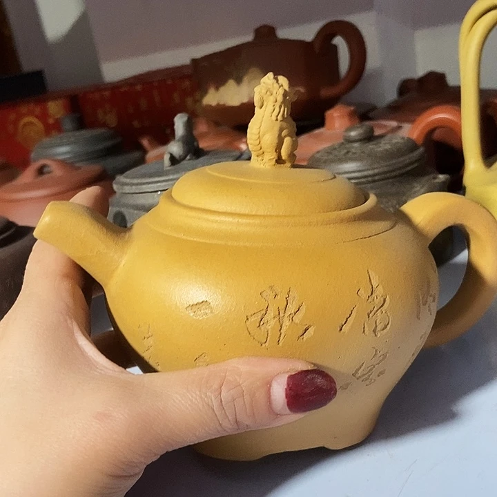 全手工制作宜兴紫砂茶壶