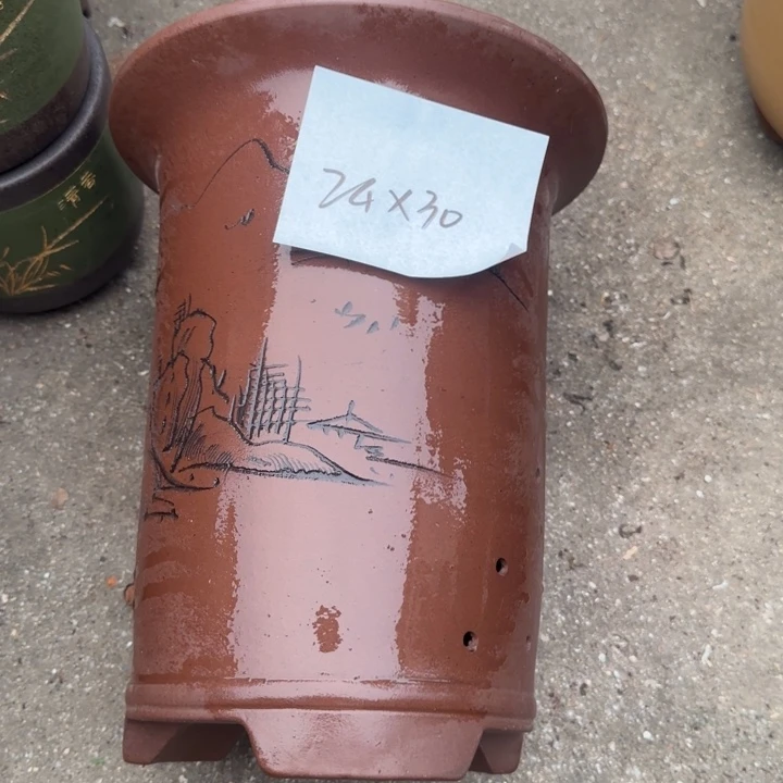 紫砂花盆特价清仓