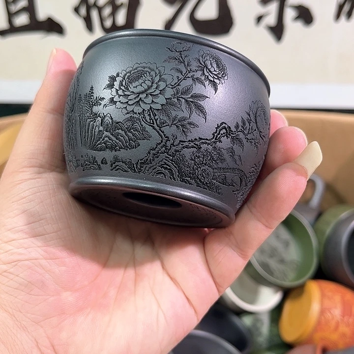 茶杯紫砂全手工紫砂主人杯