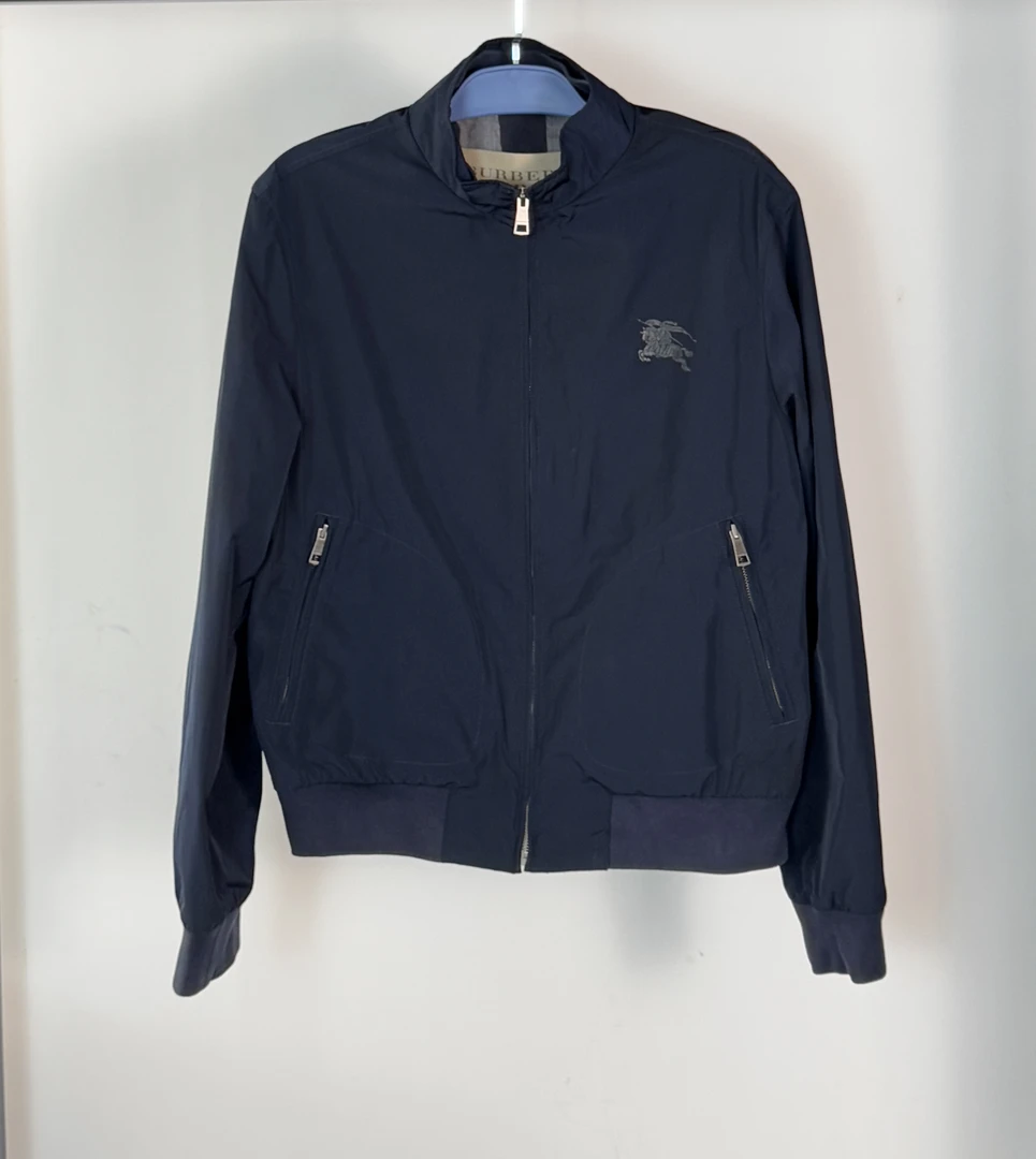 95新 BURBERRY/博柏利 博柏利藏蓝色战马夹克/成色95新/L码