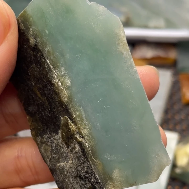 定制翡翠未镶嵌片料定制不退不换