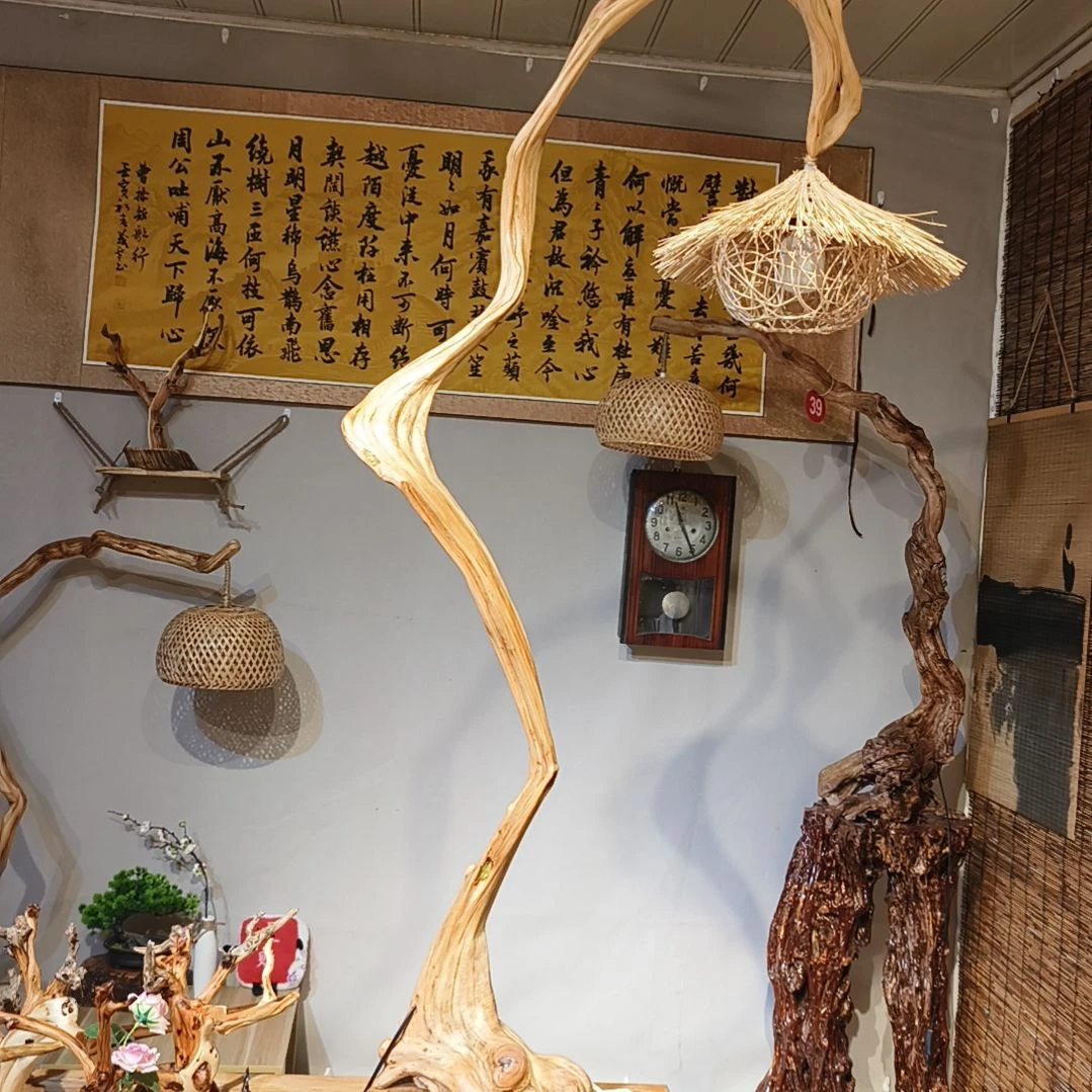 观***海木太行崖柏意境摆件