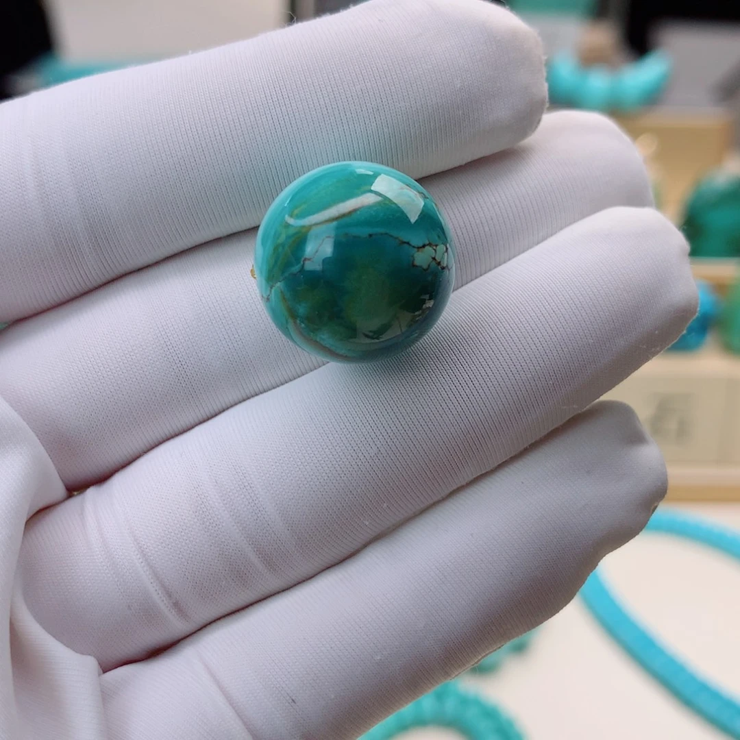 绿松石未镶嵌挂件