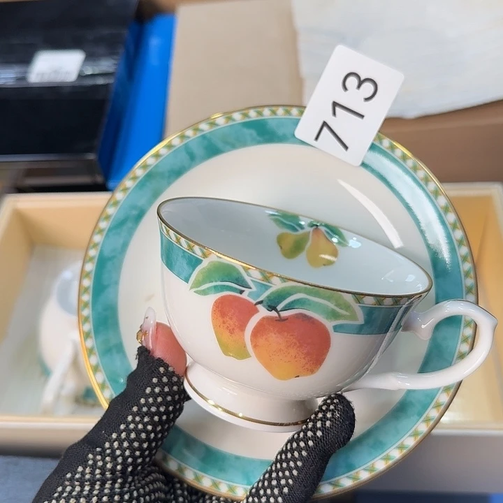 中古物品 默认微瑕很好看的咖啡杯