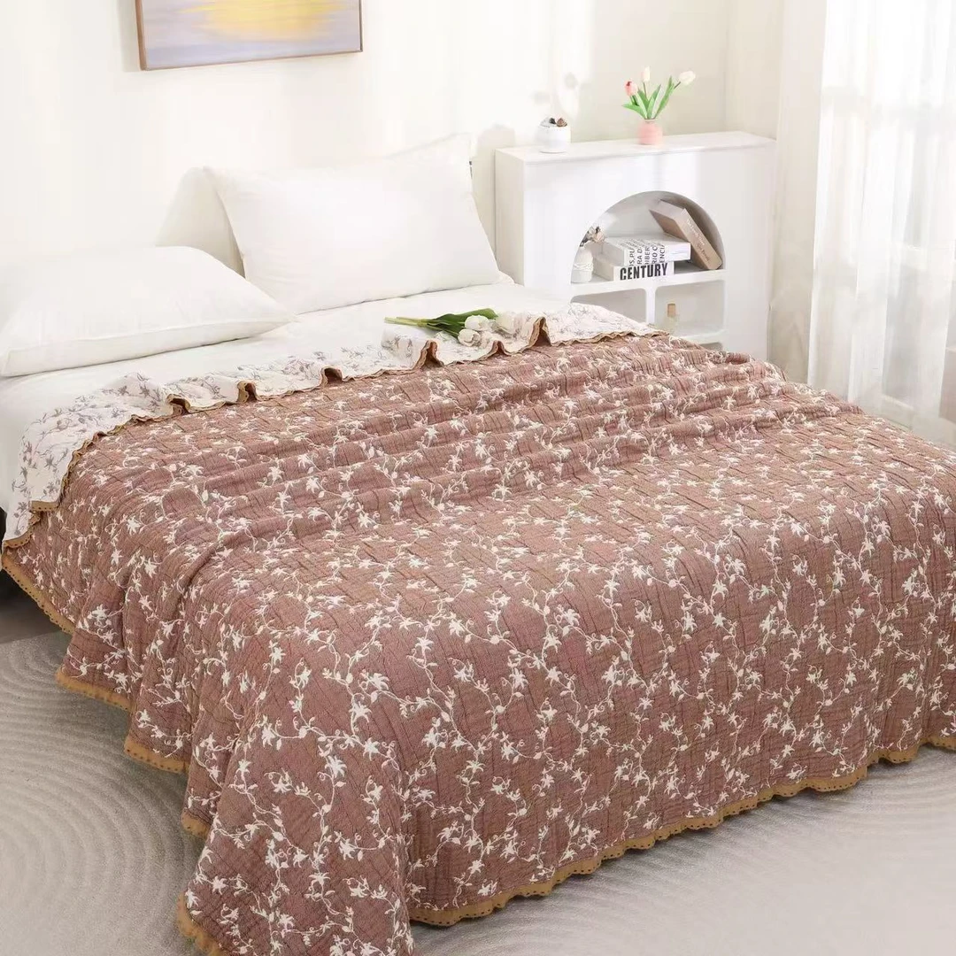 200*230开枝散叶高端罗布麻柔软细腻床盖