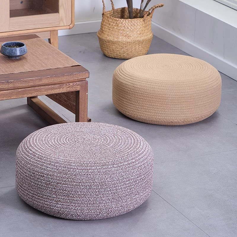 蒲团坐垫榻榻米坐墩日式家用客厅飘窗草编坐垫地上冥想禅修垫子