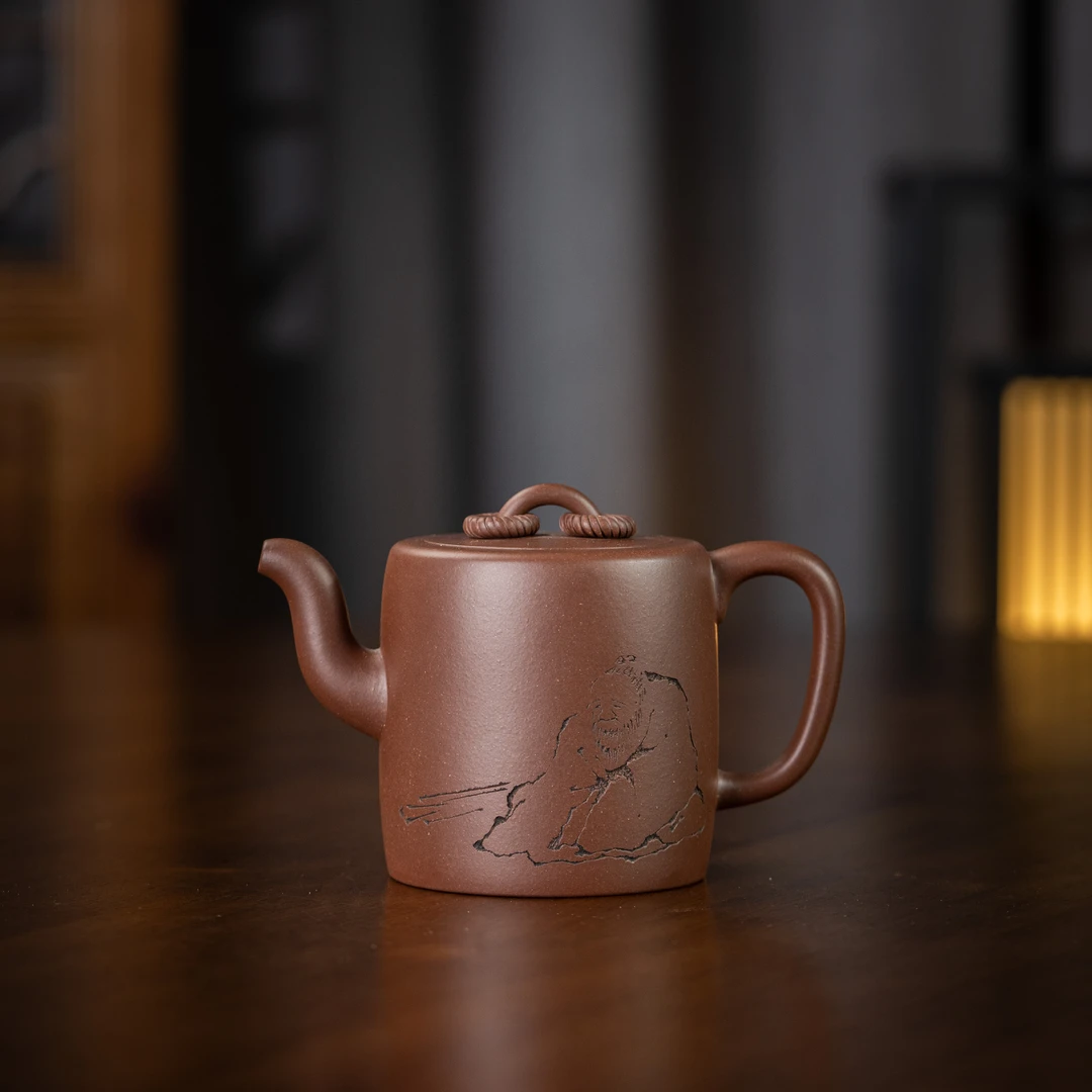 景舟双圈三式 勇禹愿（大枝）刊 底槽清270cc家用紫砂壶