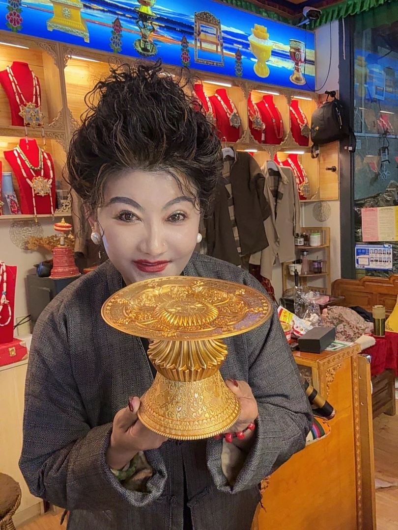 福利款高品质茶架（黄铜）