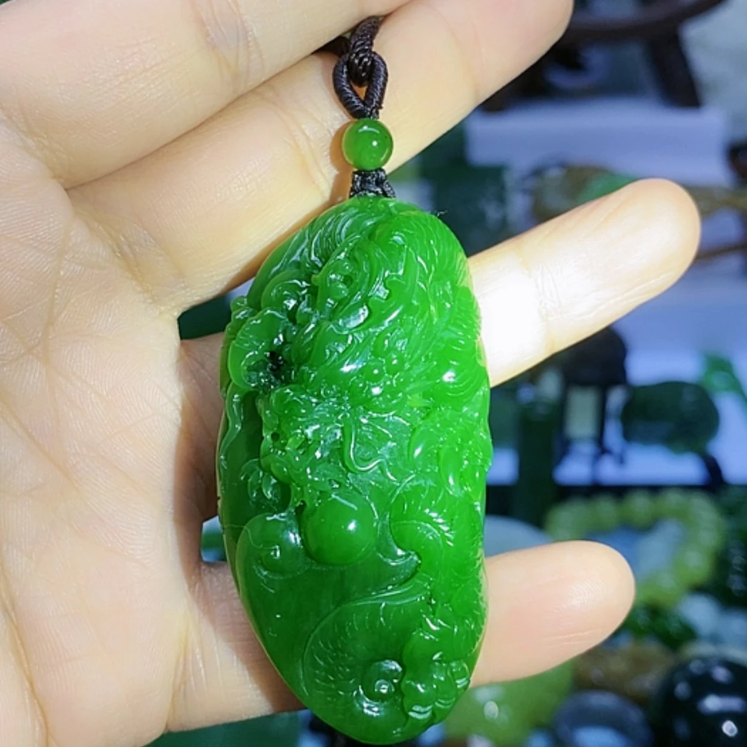 【闪购商品】未镶嵌和田玉（碧玉）挂件