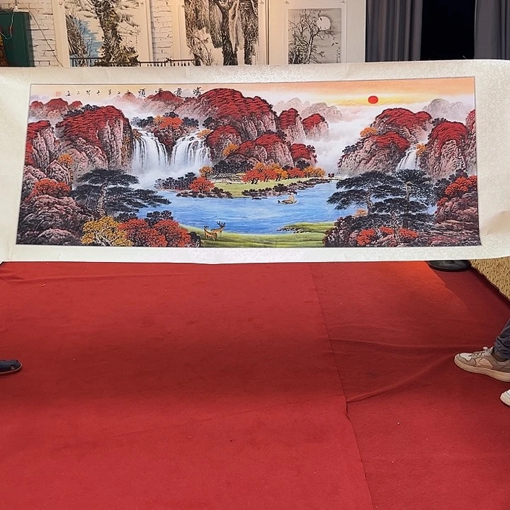国画国画的艺手绘的小