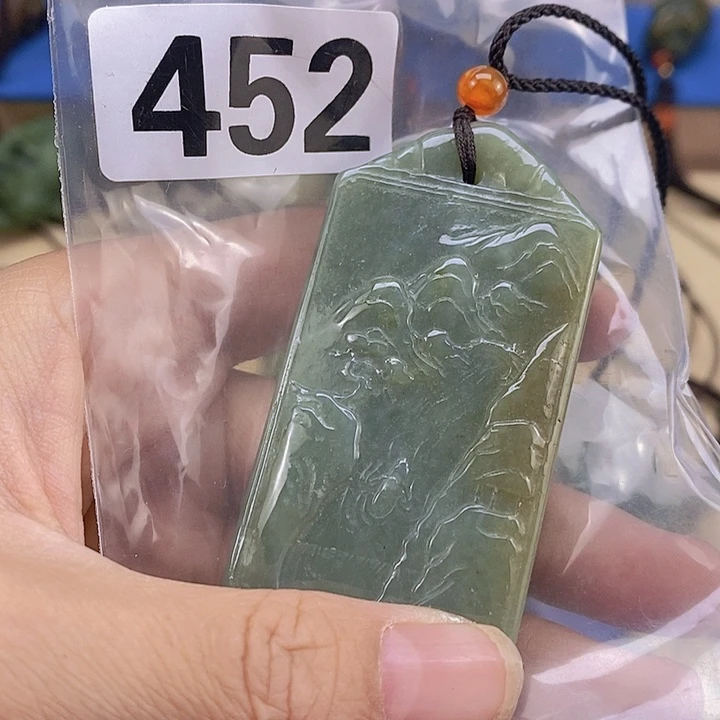 和田玉未镶嵌吊坠(不含链)