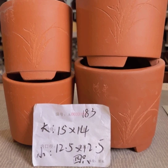 紫砂花盆紫紫砂盆