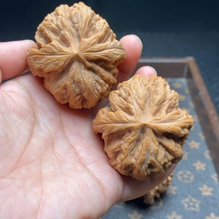 把件文玩核桃红锦鲤48尺