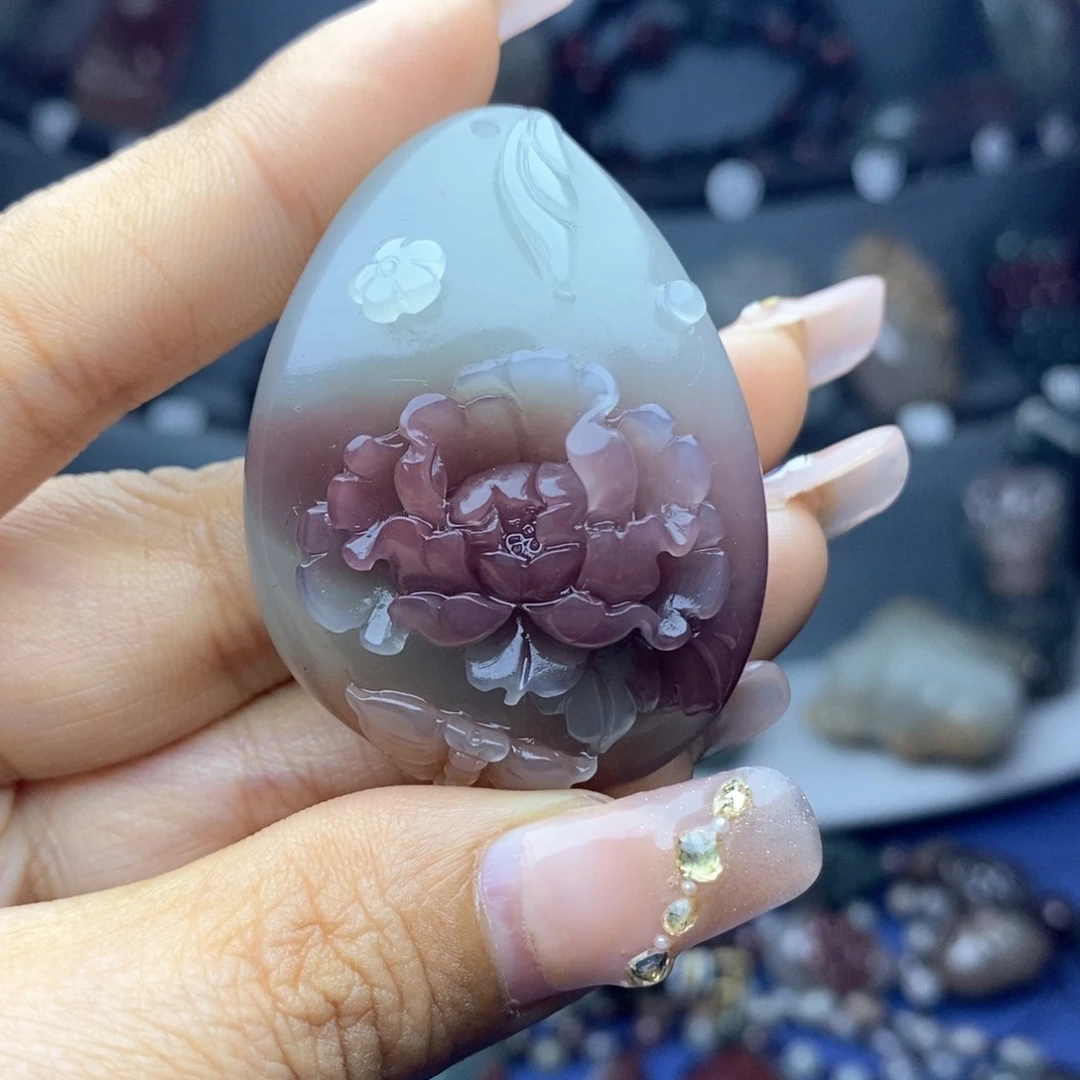 玛瑙/玉髓吊坠(不含链)未镶嵌