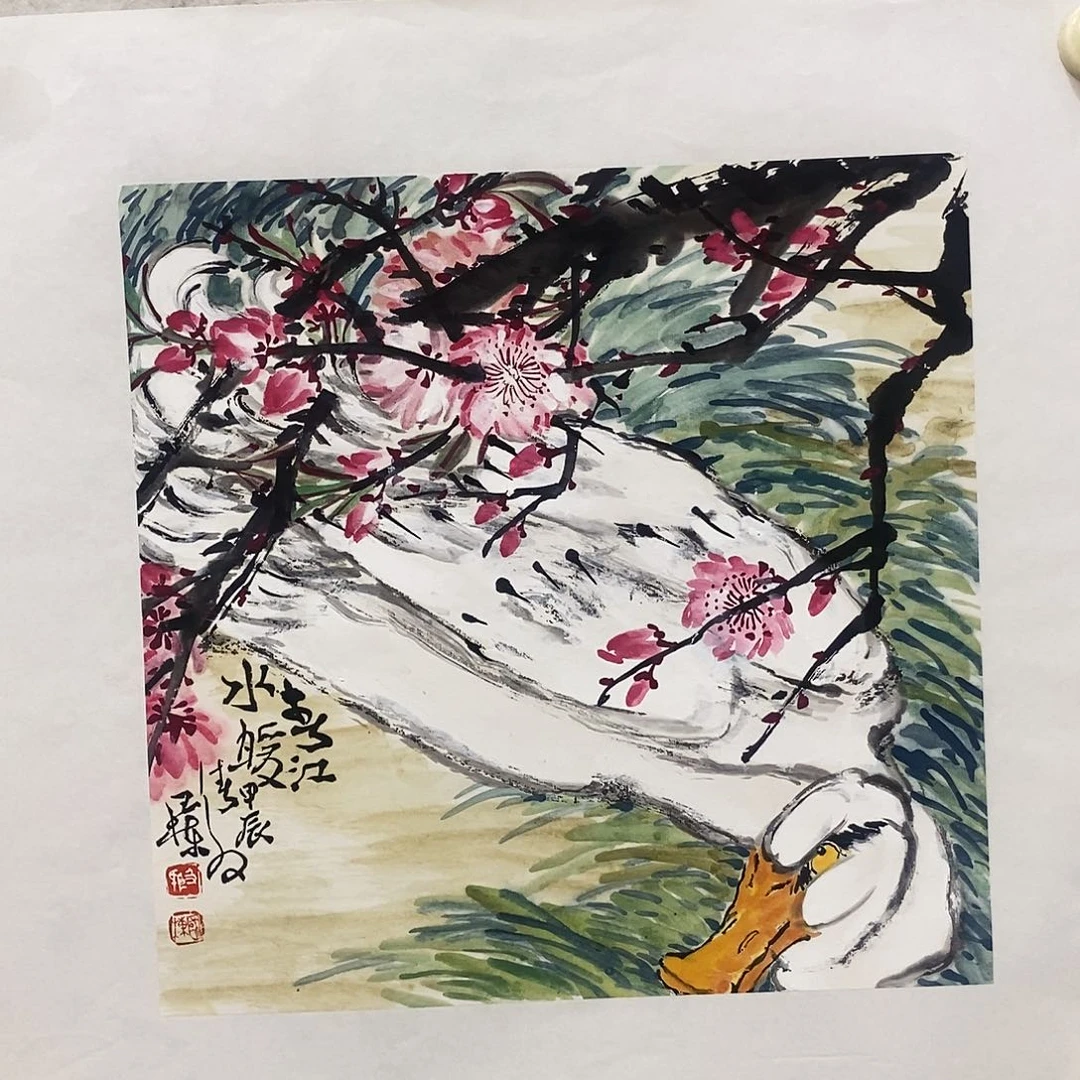 国画书画作品多次参加全国美展