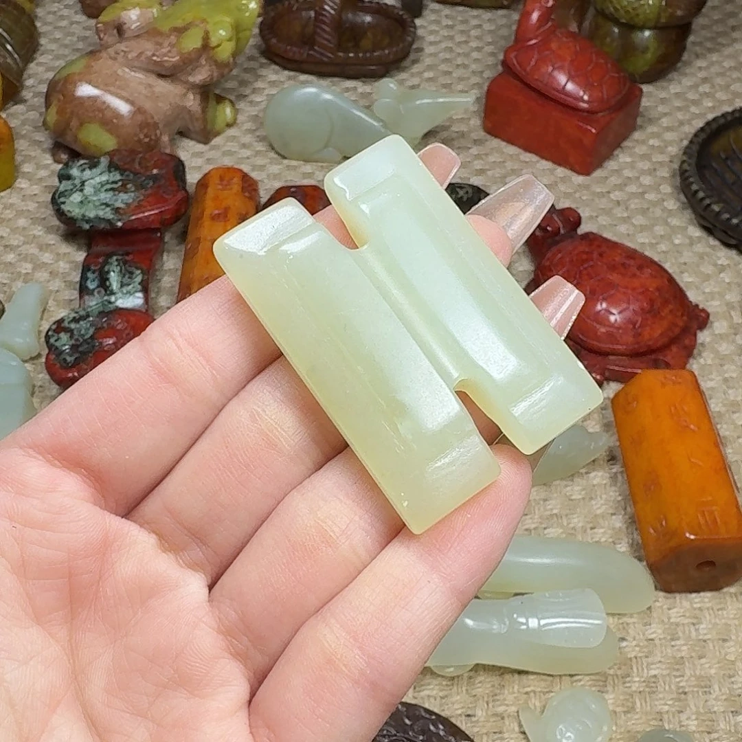 白玉菩提吊坠挂件