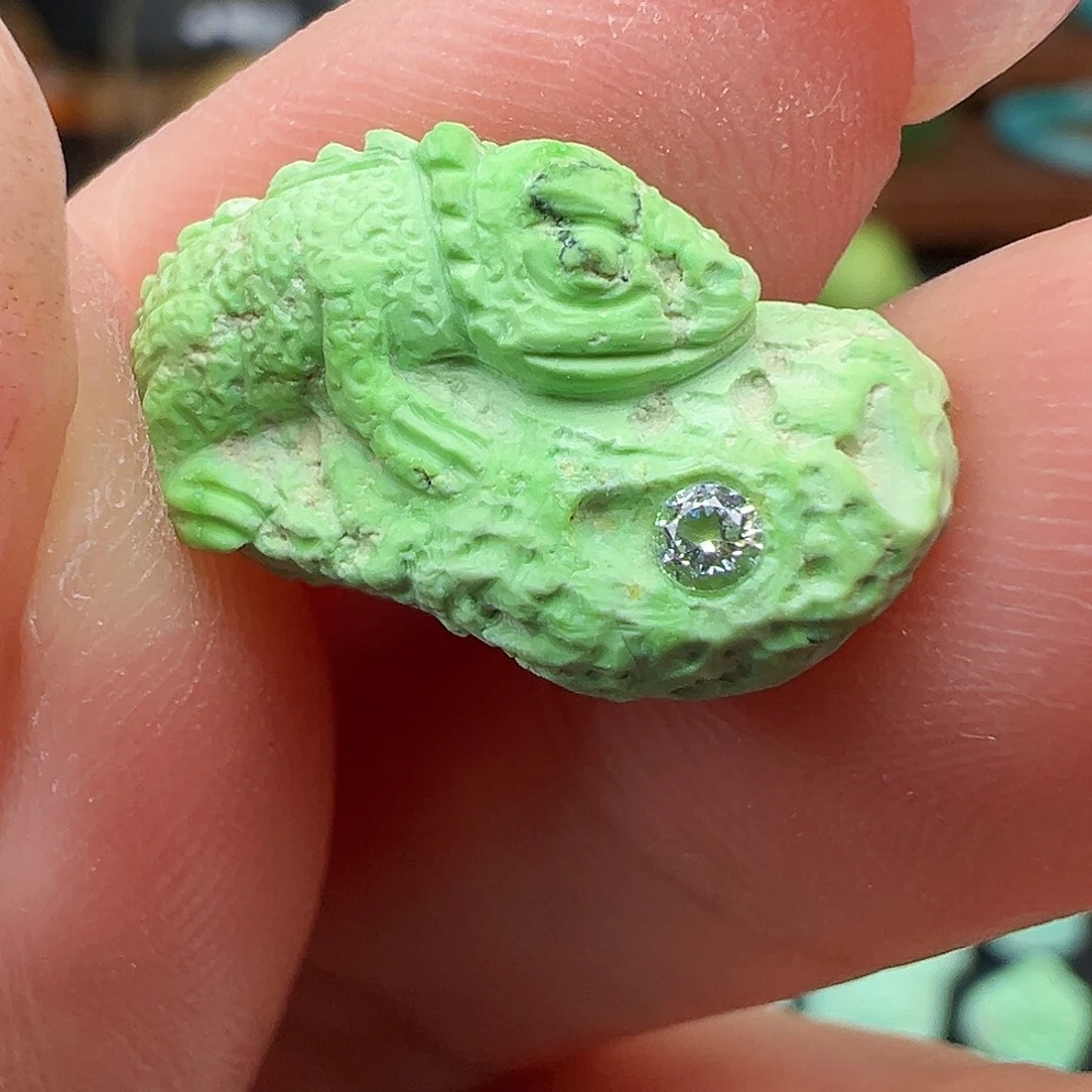 绿松石未镶嵌绿松石主播万丽