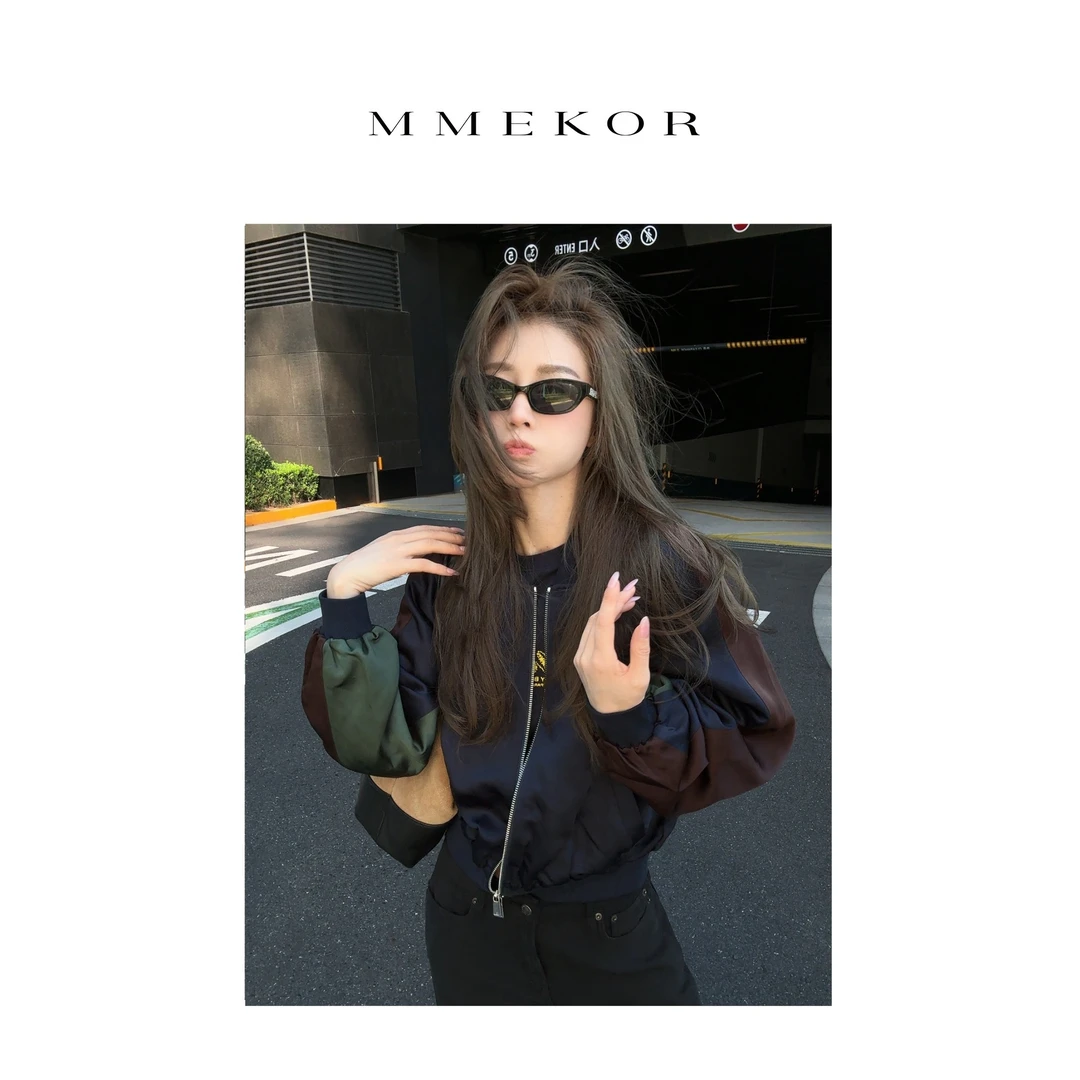 MMEKOR“校园女主”外套 2025新款秋款返潮复古风经典上衣 30256