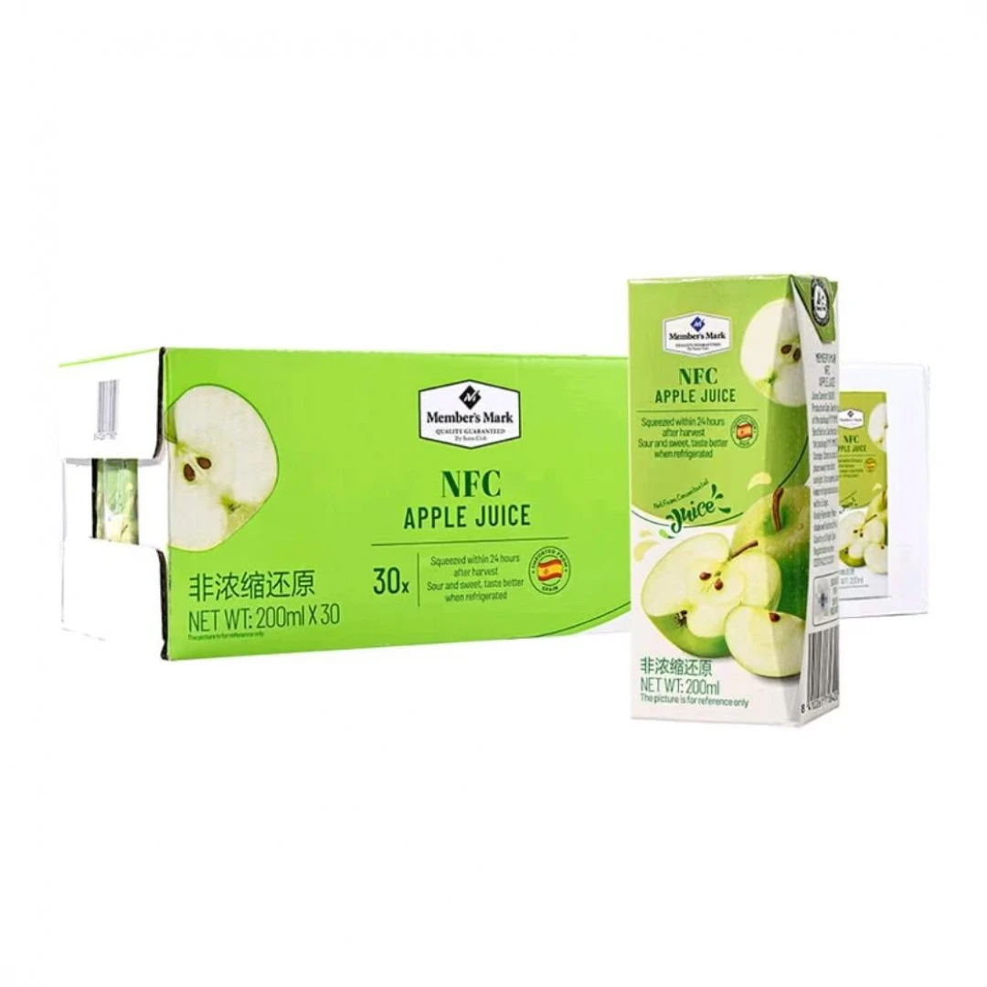 「Members Mark/山姆」西班牙进口 苹果汁（200ml*30盒）