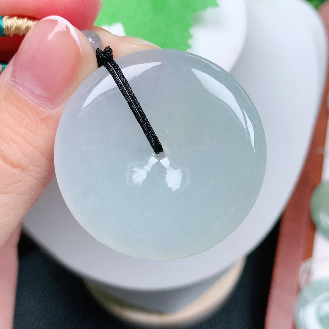 翡翠未镶嵌颈饰平安39-5.9