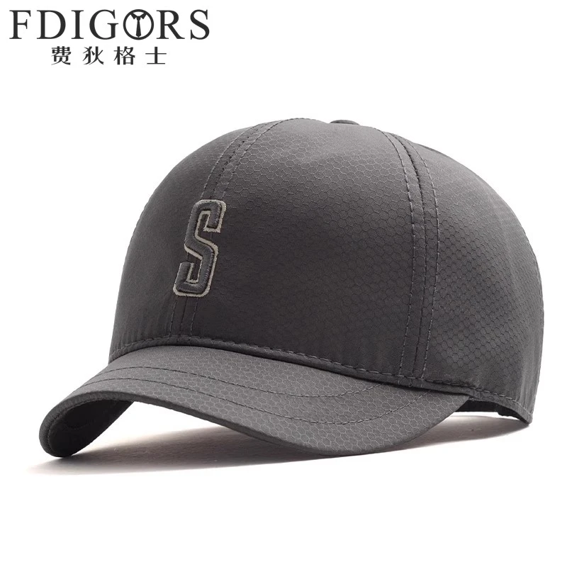 FDIGORS短檐帽子男款夏季刺绣户外高端品牌鸭舌帽速干棒球帽