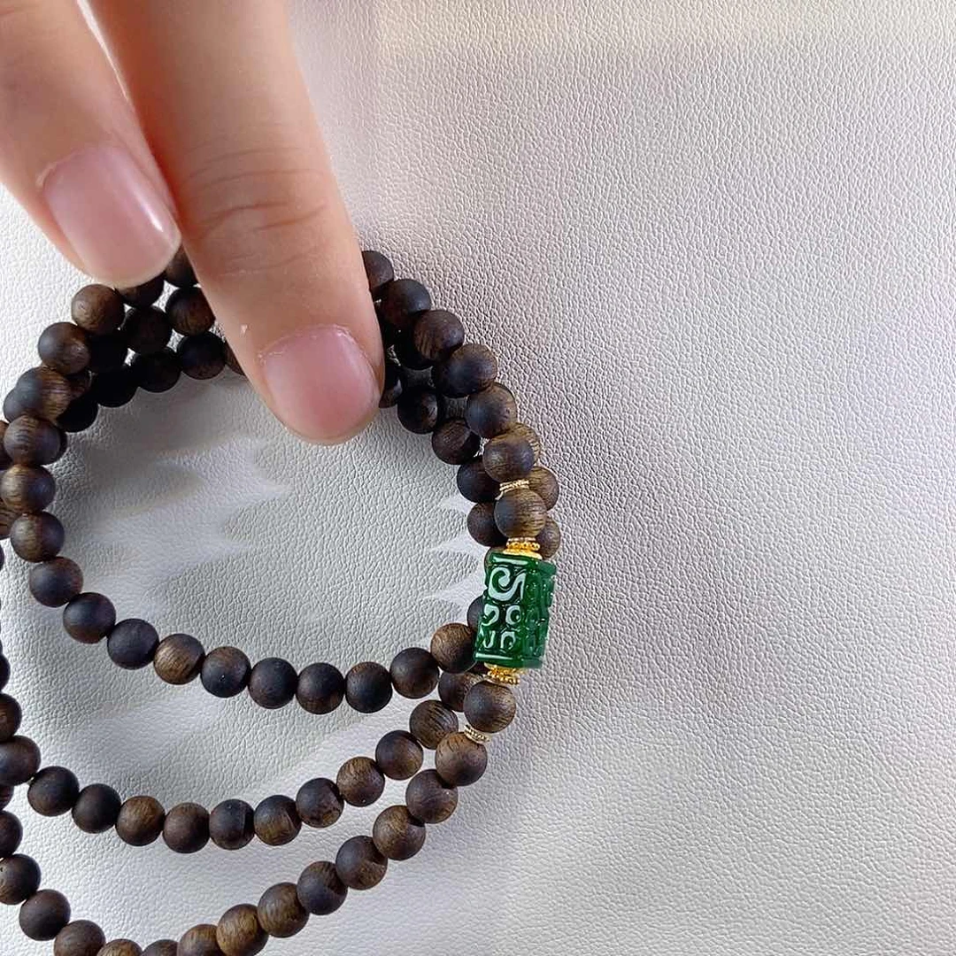 18K金镶嵌手链翡翠