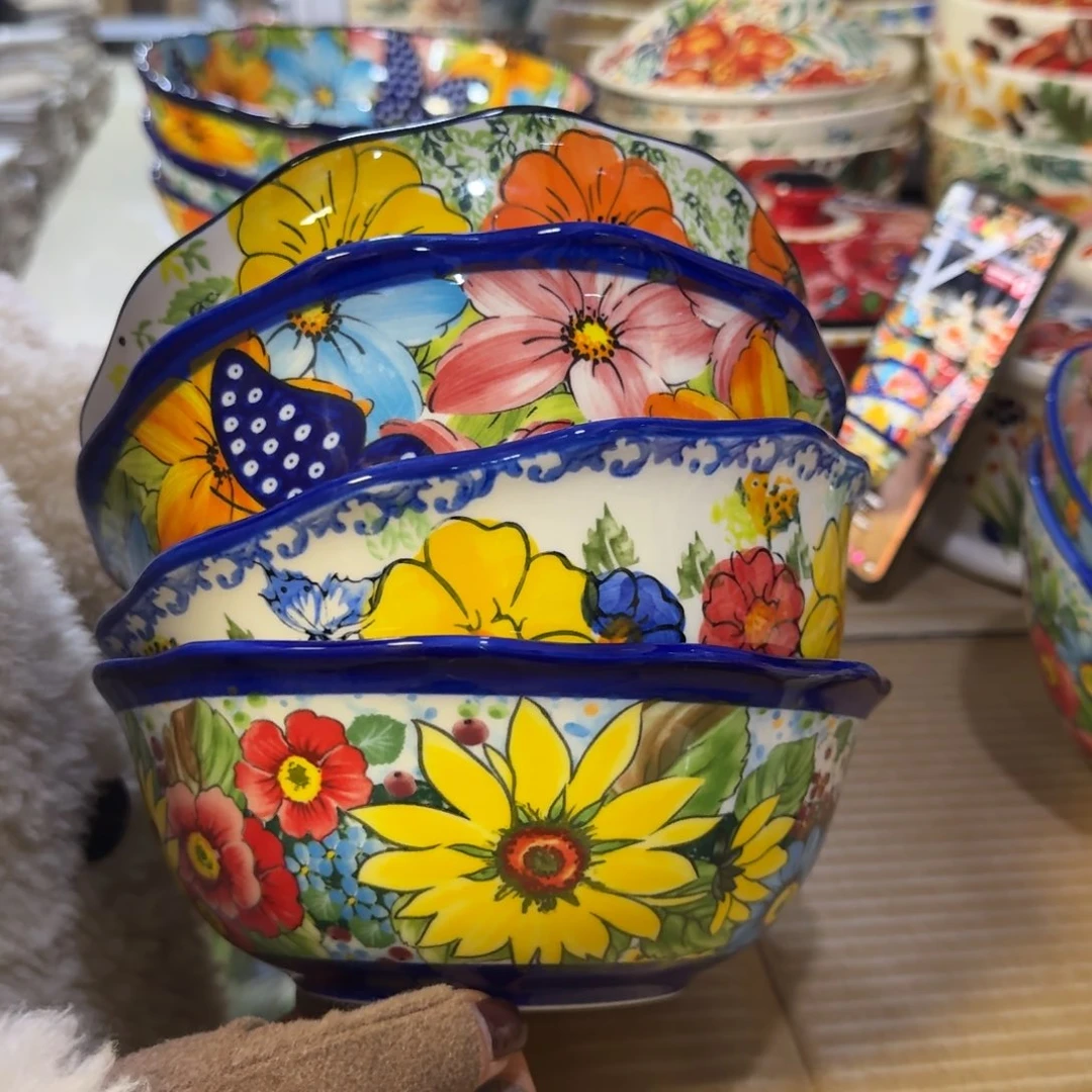 瓷7.5英寸面碗4只看图