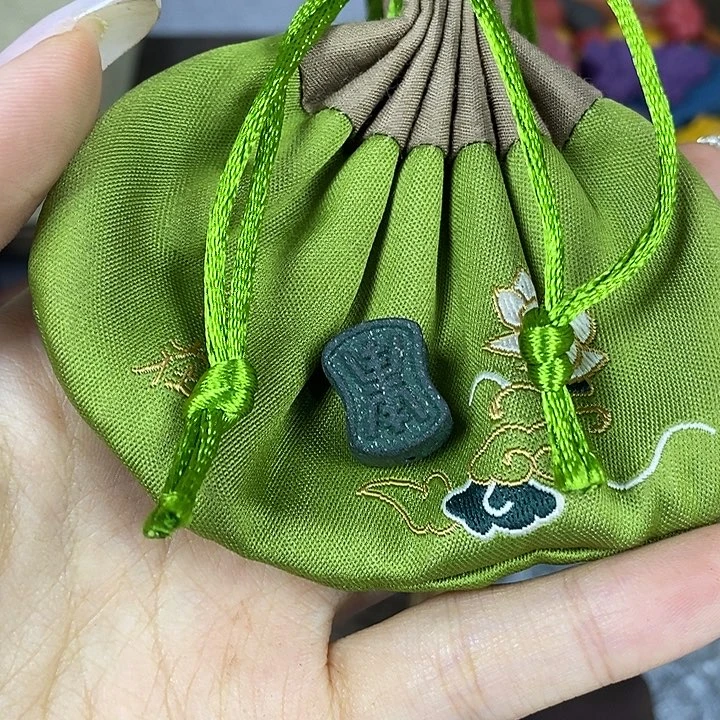 梦灵，花蕊，紫气，原色福字牌四件