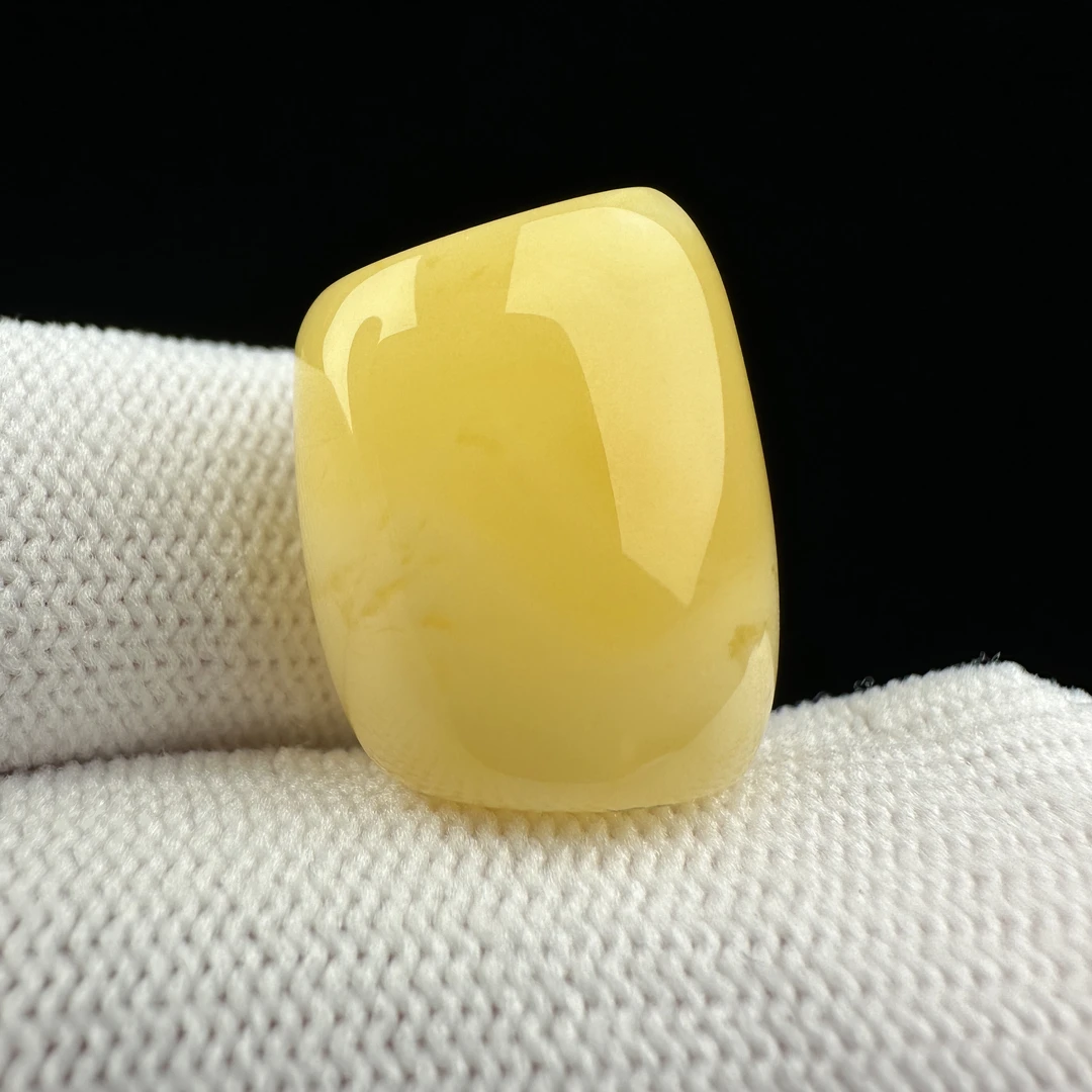 K4228天然蜜蜡 马蹄珠 15.4*19.8mm支持复检