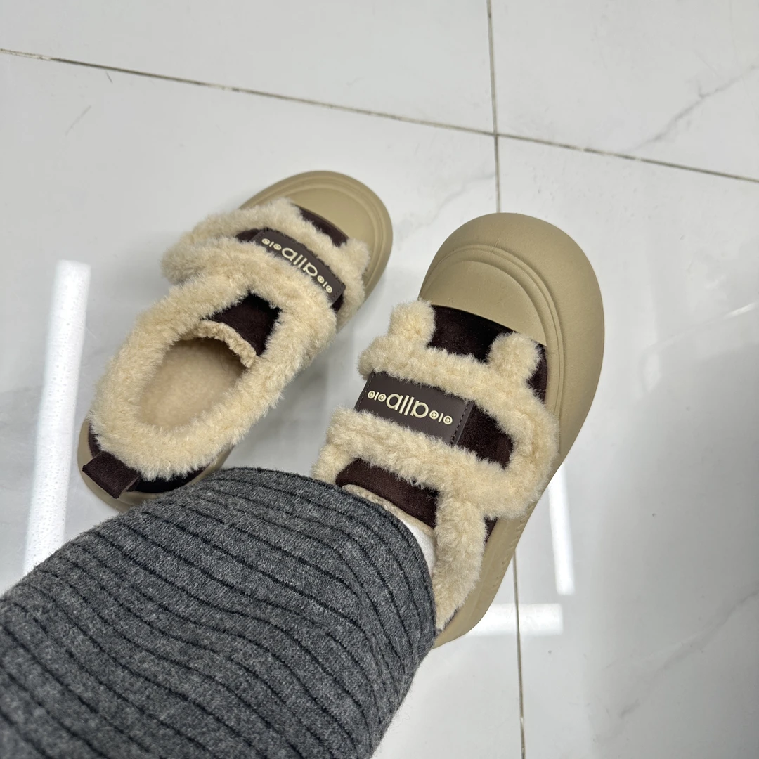 XINYIGE【面包鞋】加绒魔术贴冬款韩版鞋