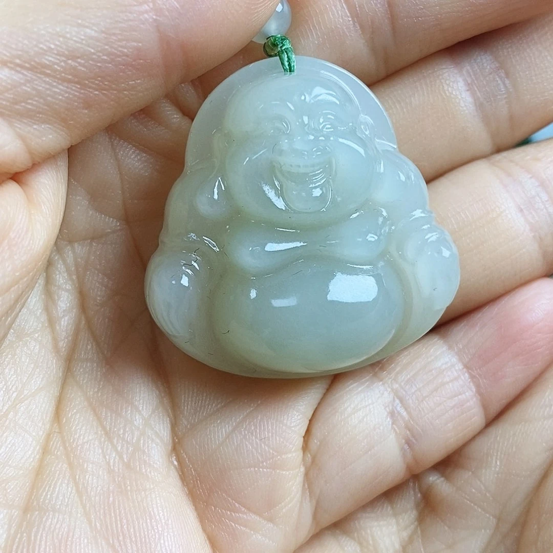 和田玉未镶嵌吊坠(不含链)