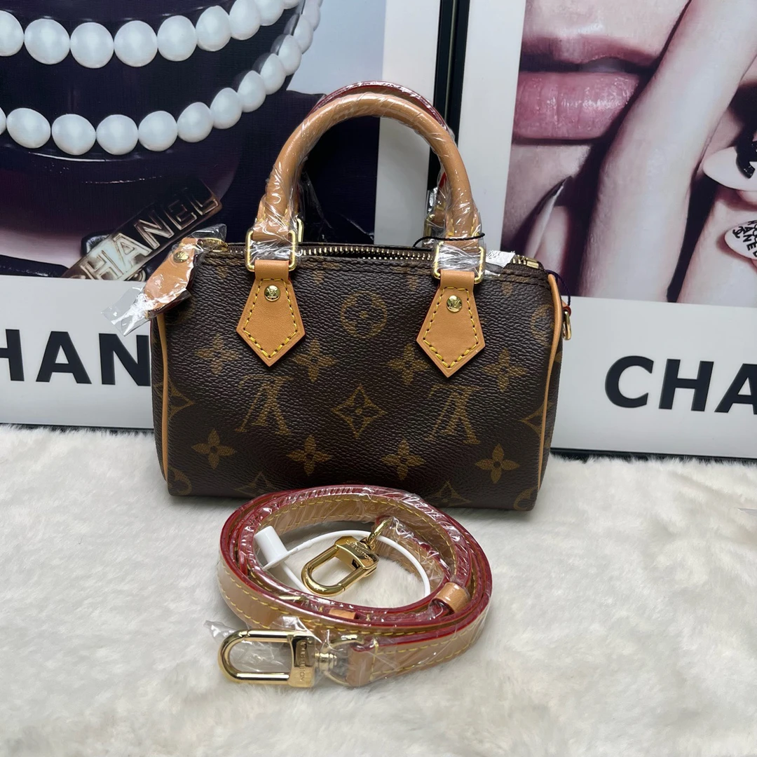 99新 LouisVuitton/路易威登 路易威登老花speedy nano